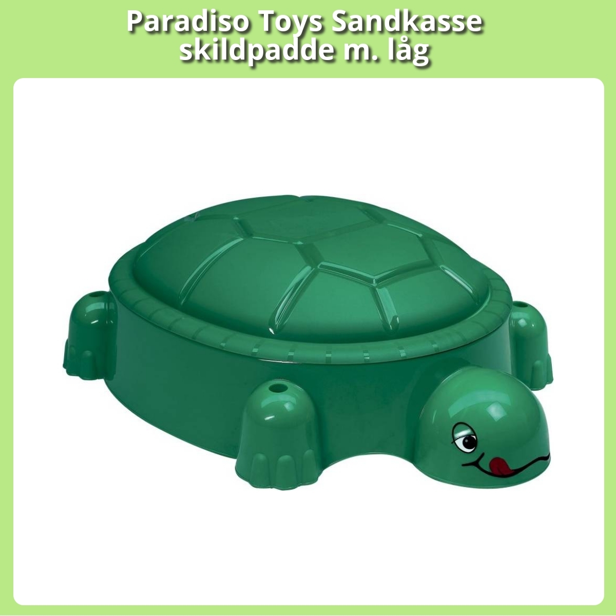 Anmeldelse af Paradiso Toys Sandkasse skildpadde m. låg