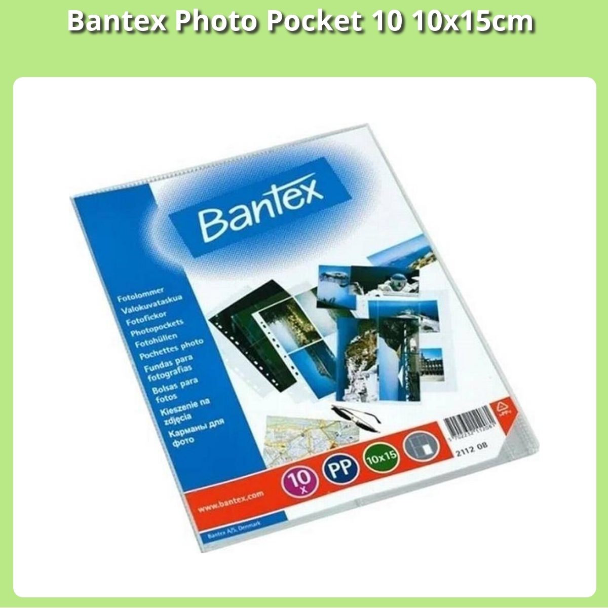 Anmeldelse af Bantex Photo Pocket 10 10x15cm