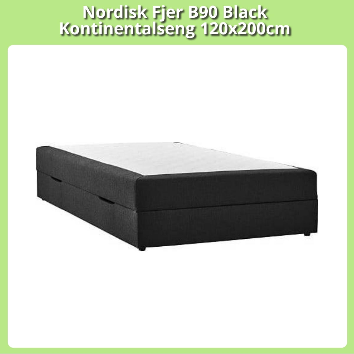 Anmeldelse af Nordisk Fjer B90 Black Kontinentalseng 120x200cm