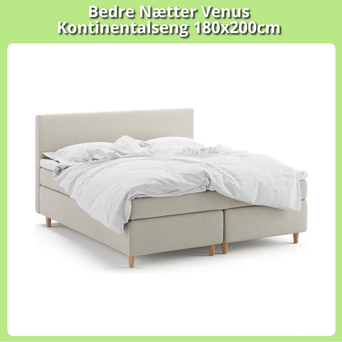 Anmeldelse af Bedre Nætter Venus Kontinentalseng 180x200cm