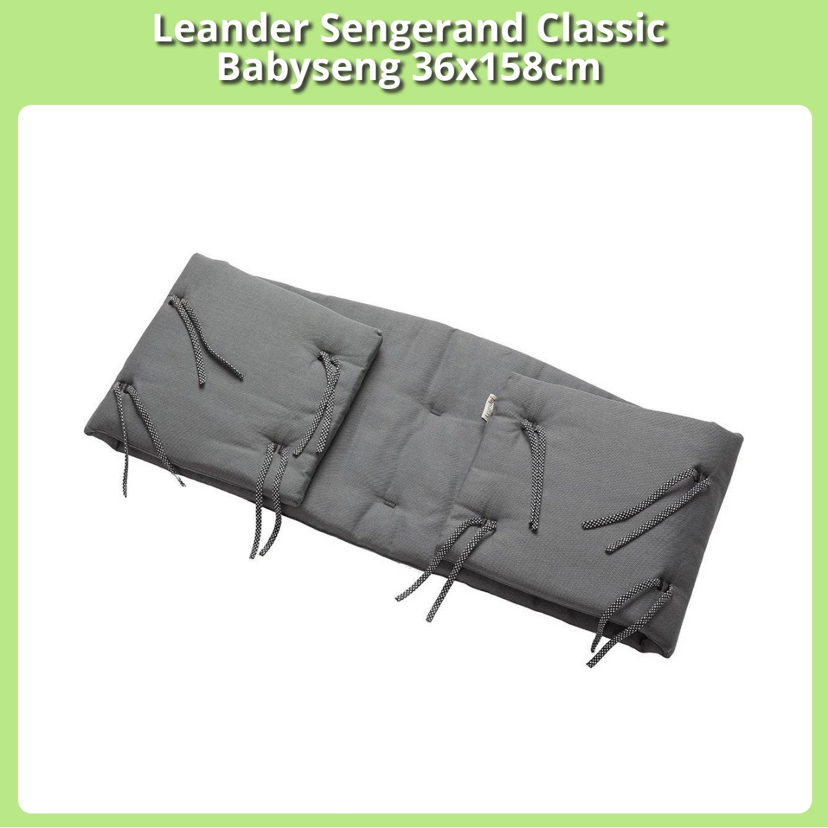 Anmeldelse af Leander Sengerand Classic Babyseng 36x158cm