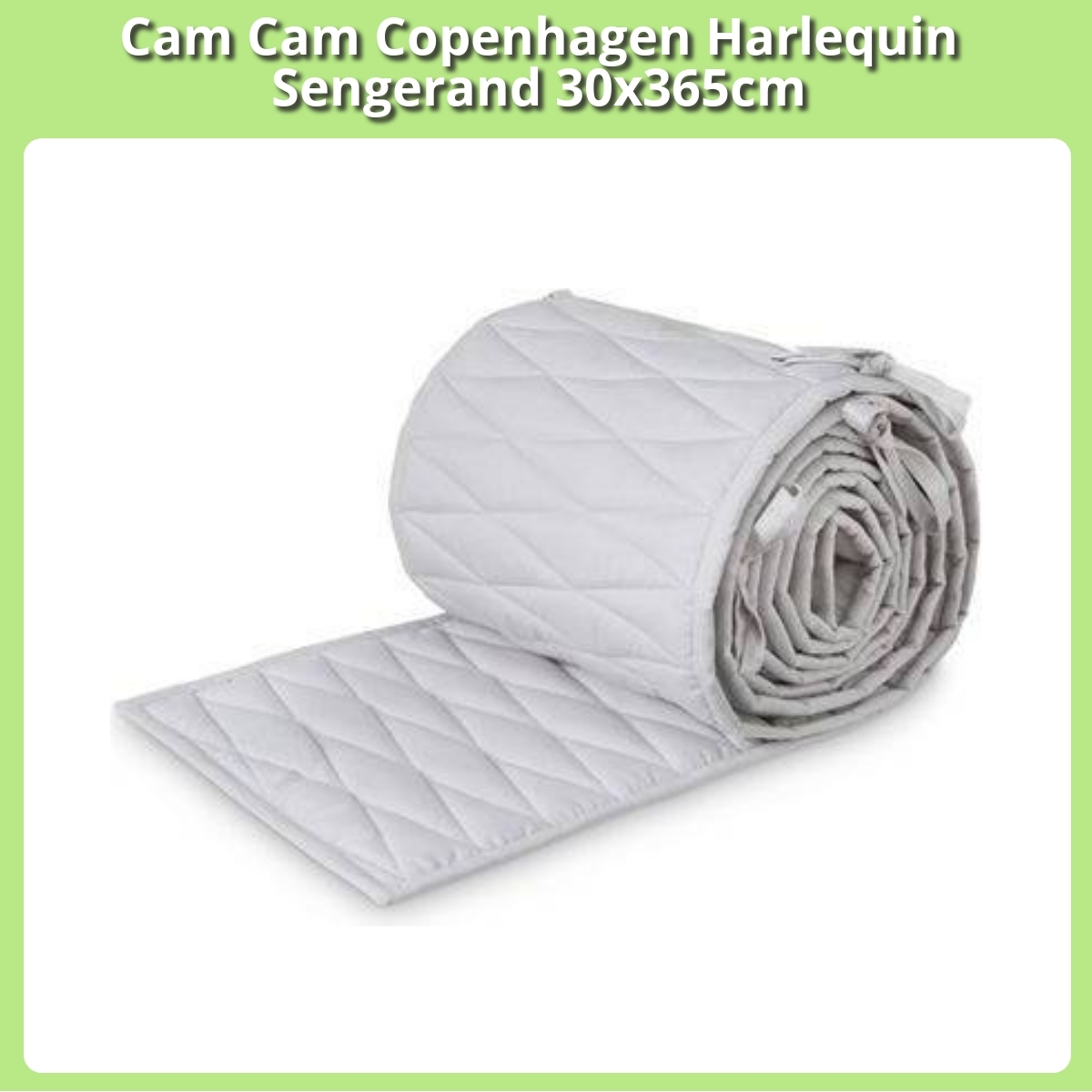 Anmeldelse af Cam Cam Copenhagen Harlequin Sengerand 30x365cm