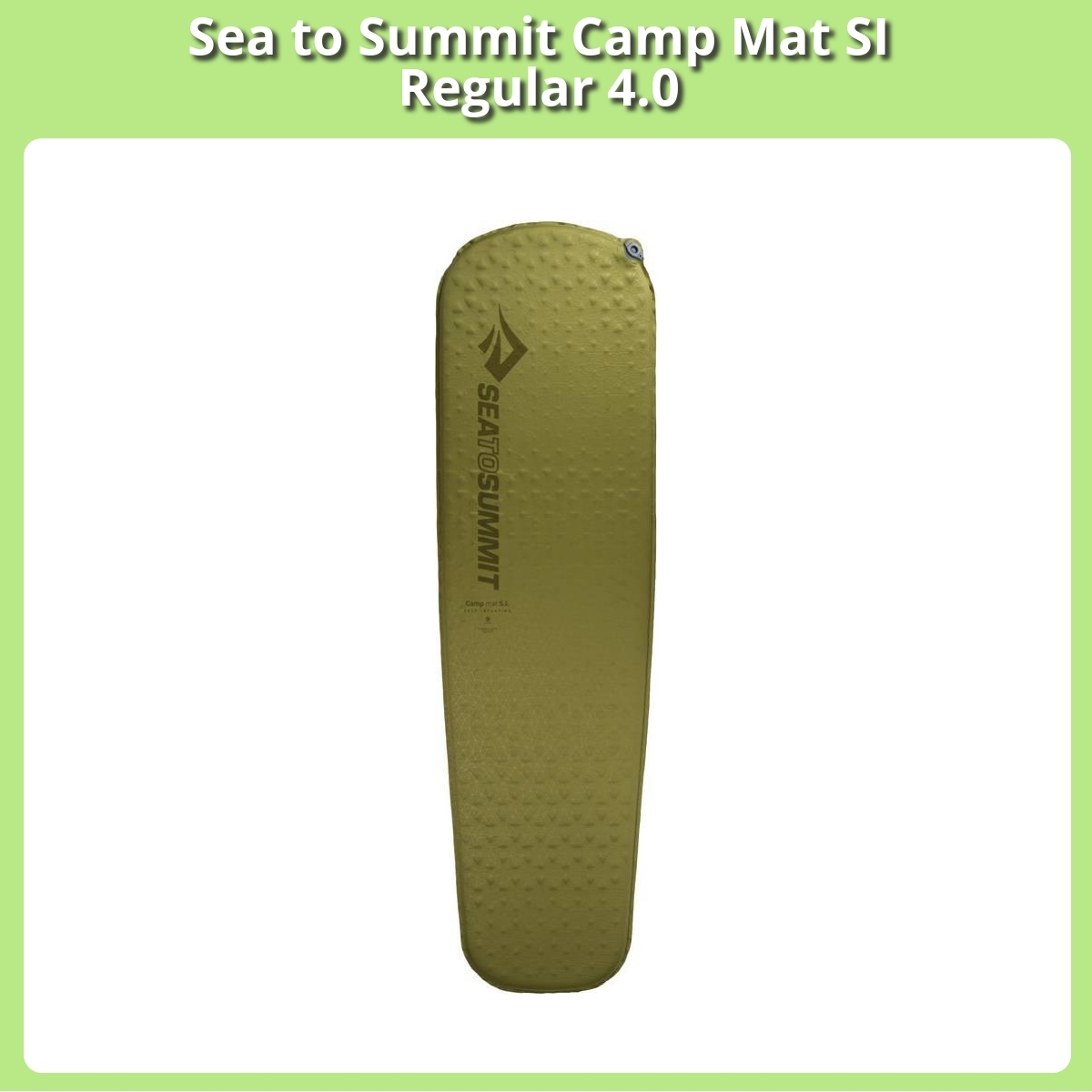 Anmeldelse af Sea to Summit Camp Mat SI Regular 4.0