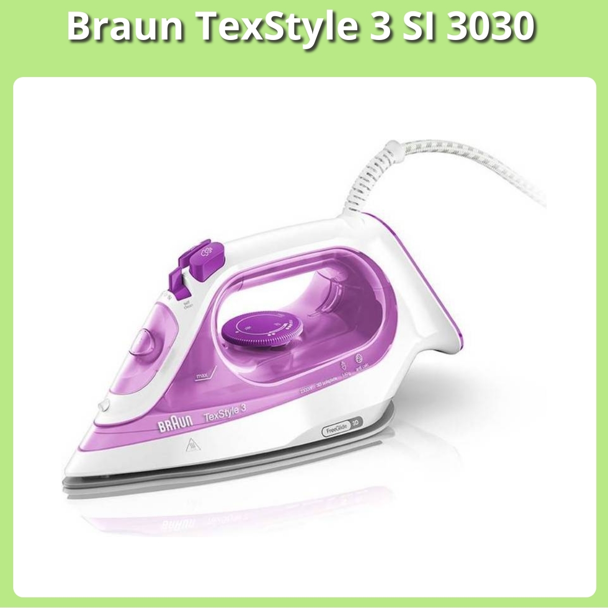 Anmeldelse af Braun TexStyle 3 SI 3030