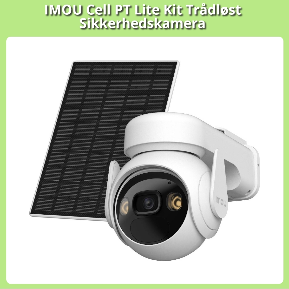 Anmeldelse af IMOU Cell PT Lite Kit Trådløst Sikkerhedskamera
