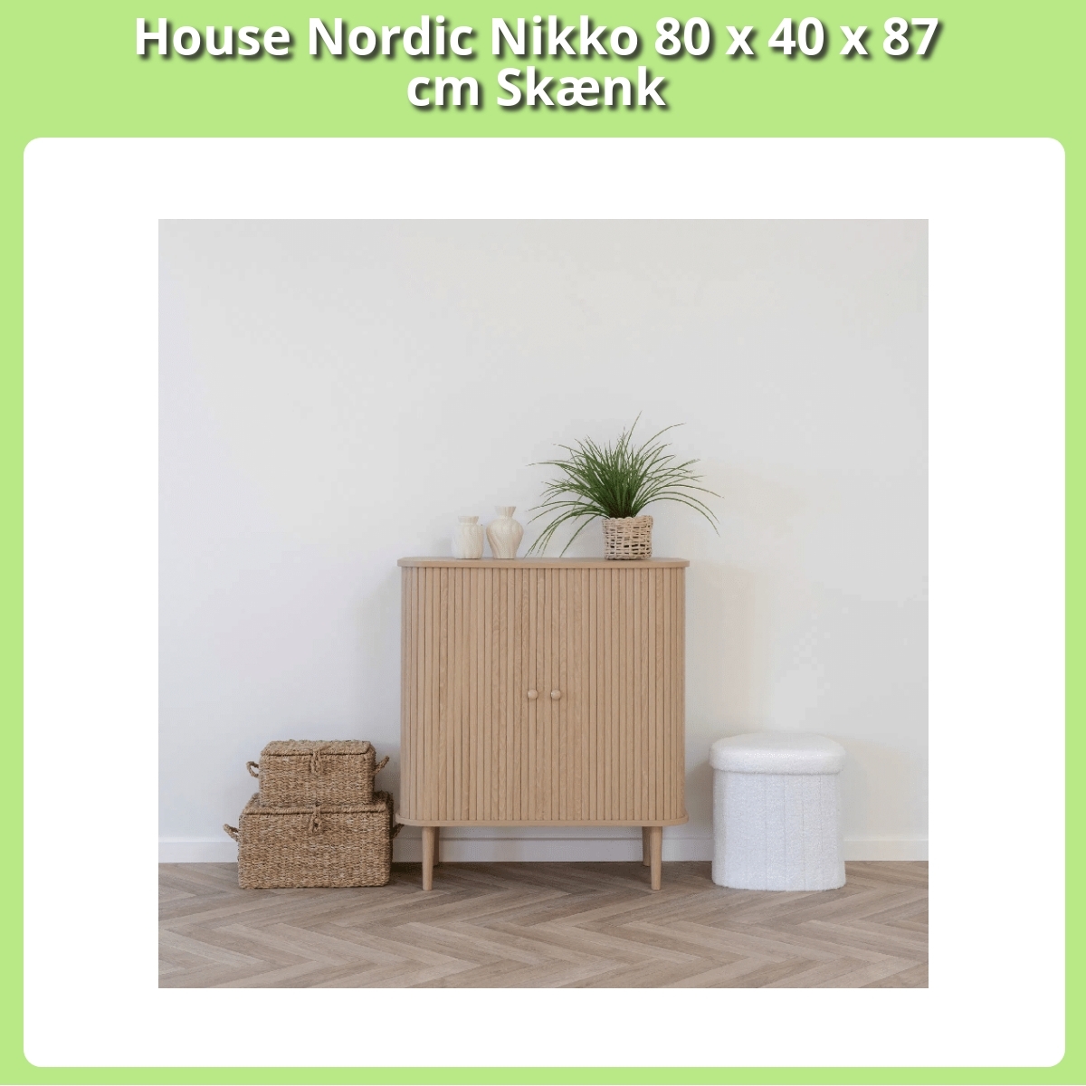 Anmeldelse af House Nordic Nikko 80 x 40 x 87 cm Skænk