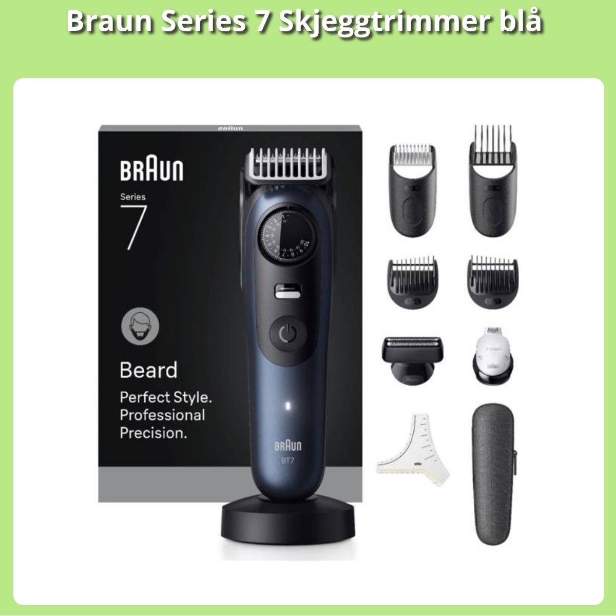 Anmeldelse af Braun Series 7 Skjeggtrimmer blå