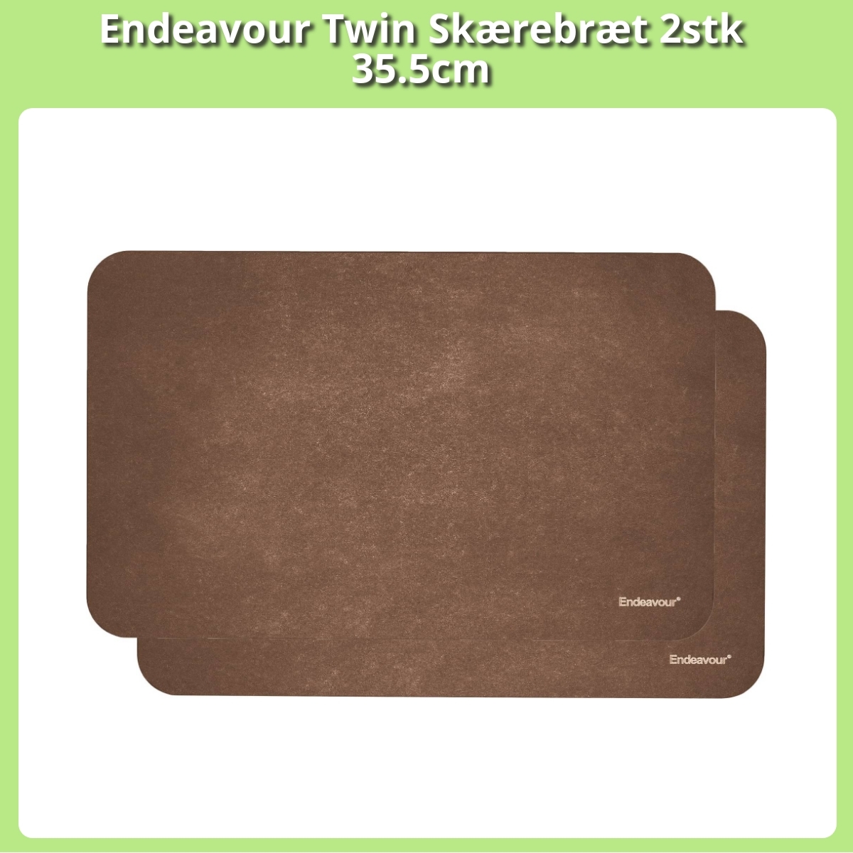 Anmeldelse af Endeavour Twin Skærebræt 2stk 35.5cm