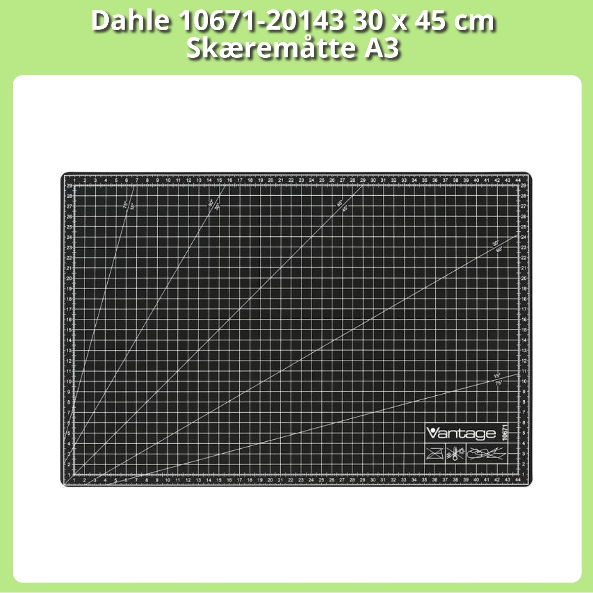Anmeldelse af Dahle 10671-20143 30 x 45 cm Skæremåtte A3