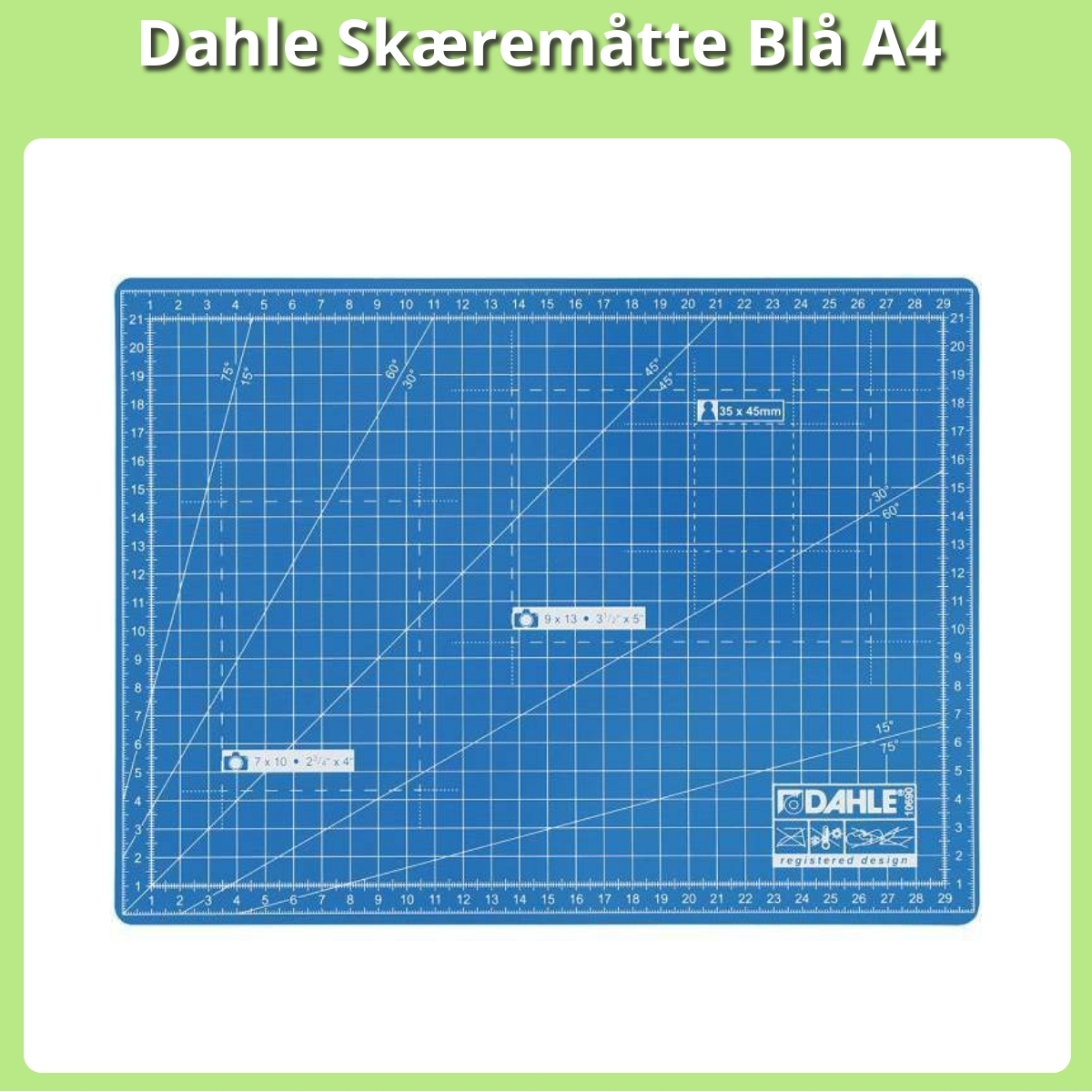 Anmeldelse af Dahle Skæremåtte Blå A4