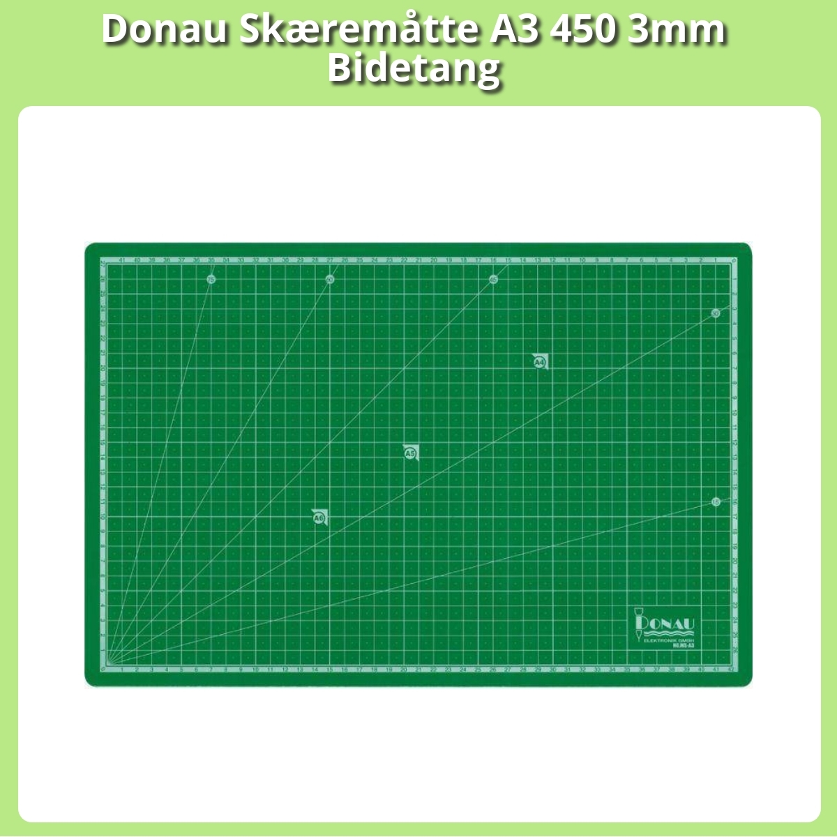 Anmeldelse af Donau Skæremåtte A3 450 3mm Bidetang