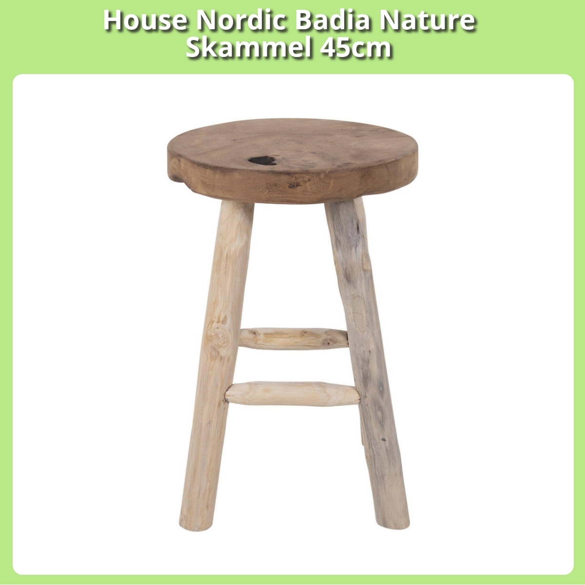 Anmeldelse af House Nordic Badia Nature Skammel 45cm