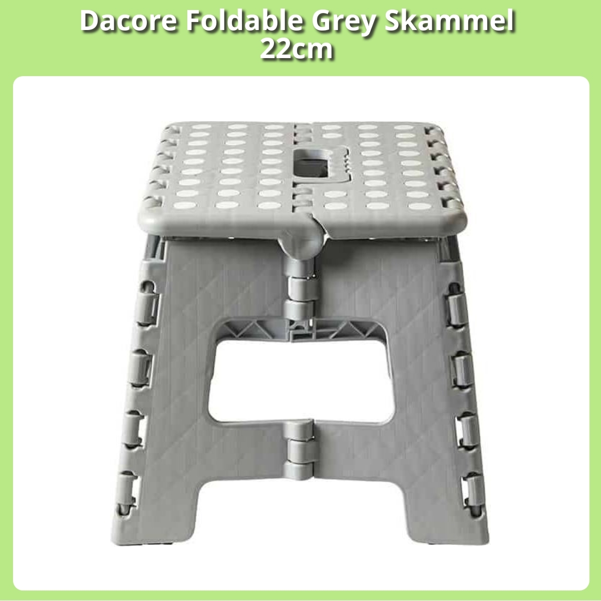 Anmeldelse af Dacore Foldable Grey Skammel 22cm