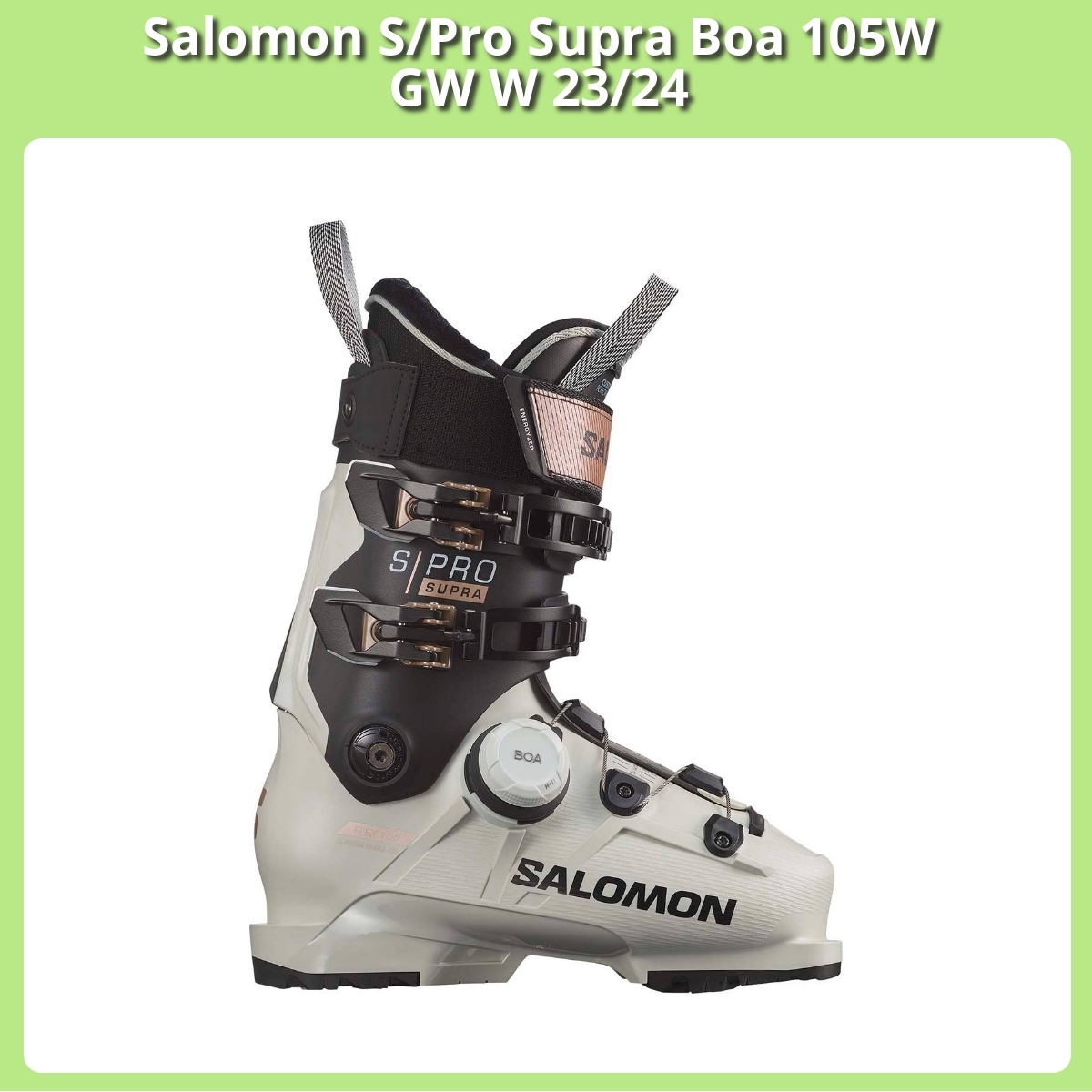 Anmeldelse af Salomon S/Pro Supra Boa 105W GW W 23/24