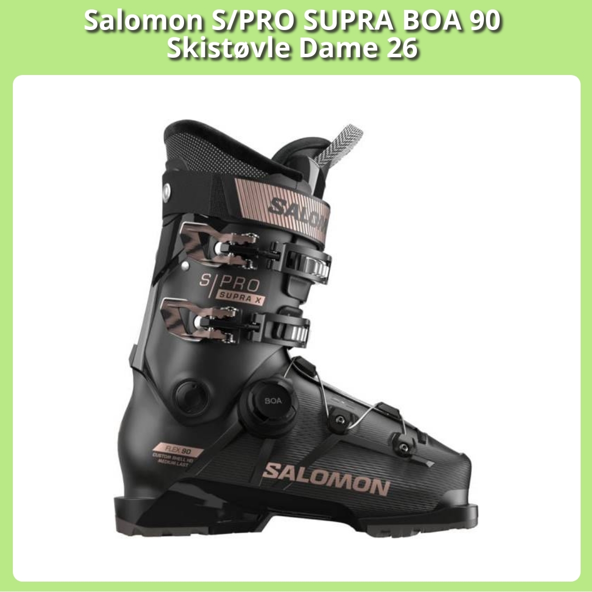 Anmeldelse af Salomon S/PRO SUPRA BOA 90 Skistøvle Dame 26
