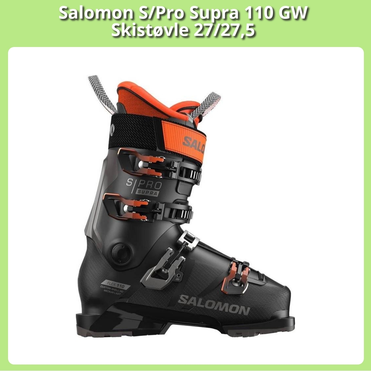 Anmeldelse af Salomon S/Pro Supra 110 GW Skistøvle 27/27,5