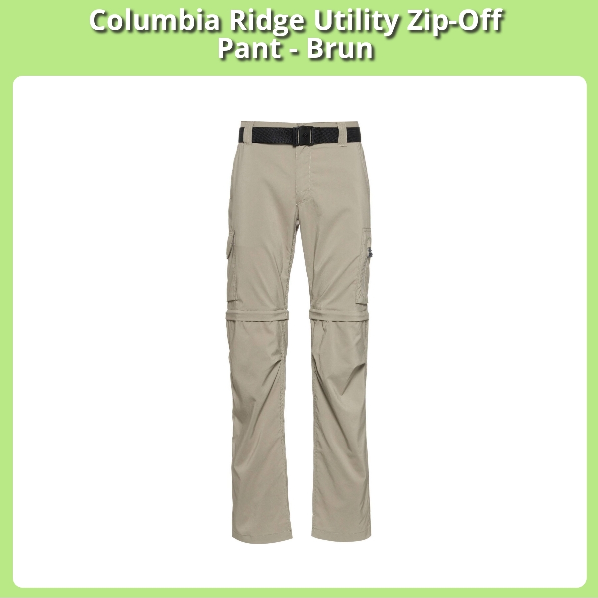 Anmeldelse af Columbia Ridge Utility Zip-Off Pant - Brun