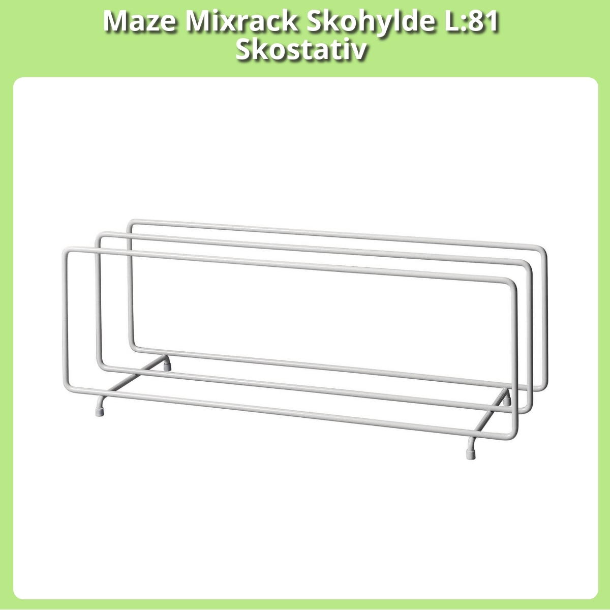 Anmeldelse af Maze Mixrack Skohylde L:81 Skostativ