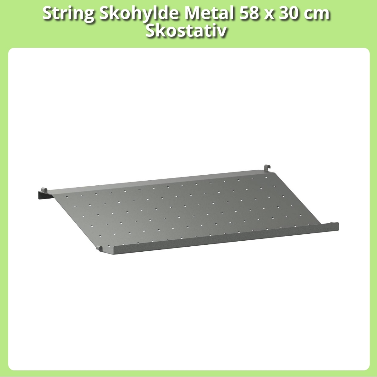 Anmeldelse af String Skohylde Metal 58 x 30 cm Skostativ