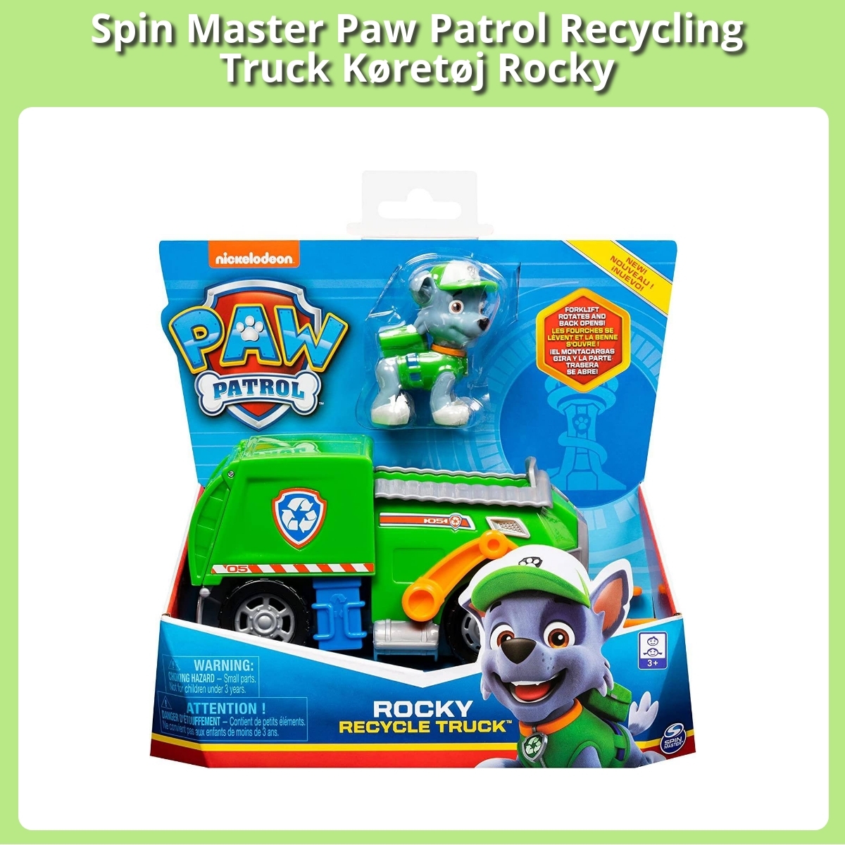 Anmeldelse af Spin Master Paw Patrol Recycling Truck Køretøj Rocky