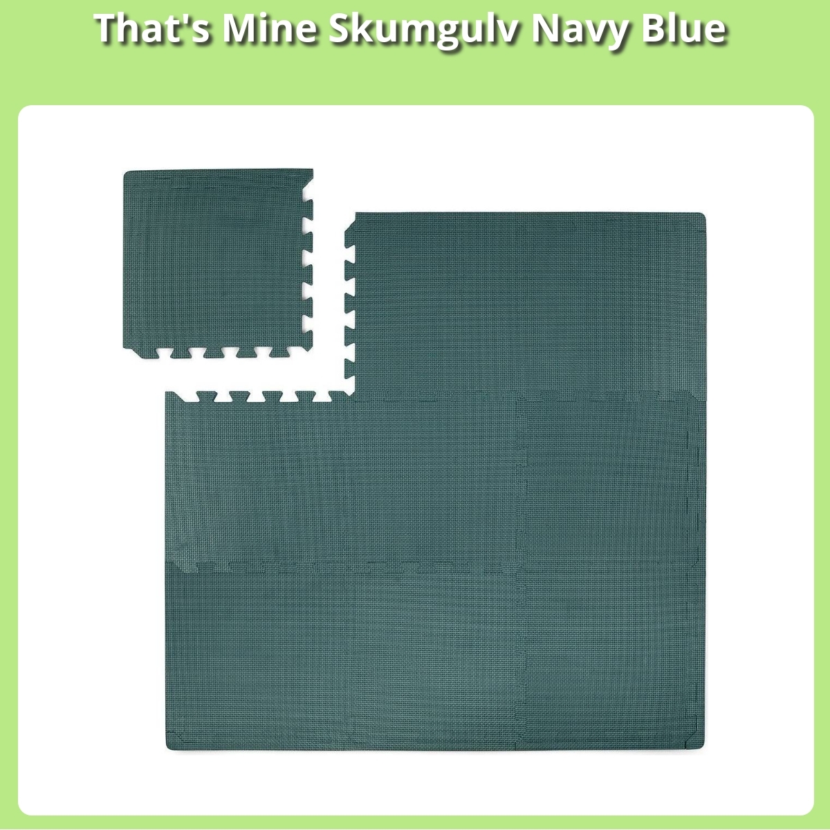 Anmeldelse af That's Mine Skumgulv Navy Blue