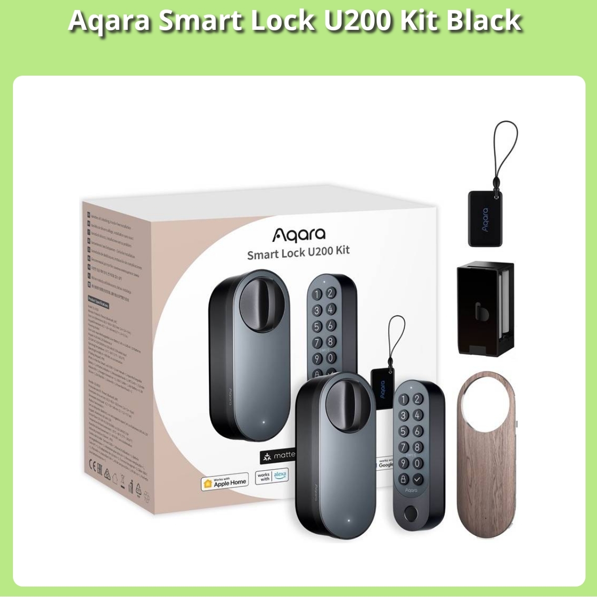 Anmeldelse af Aqara Smart Lock U200 Kit Black