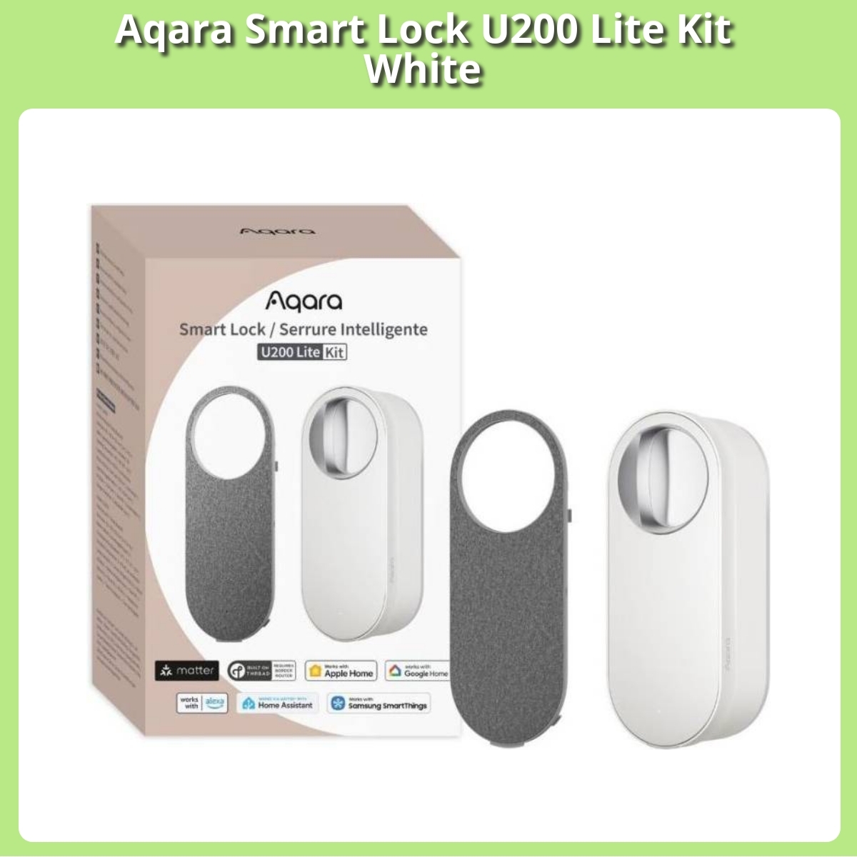 Anmeldelse af Aqara Smart Lock U200 Lite Kit White