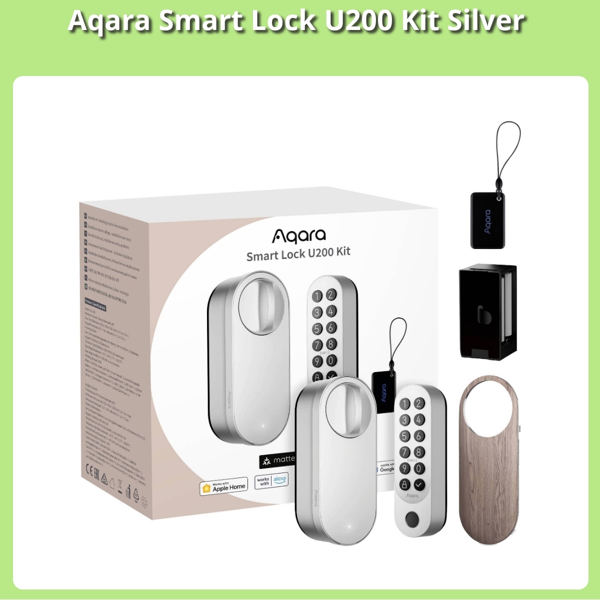 Anmeldelse af Aqara Smart Lock U200 Kit Silver