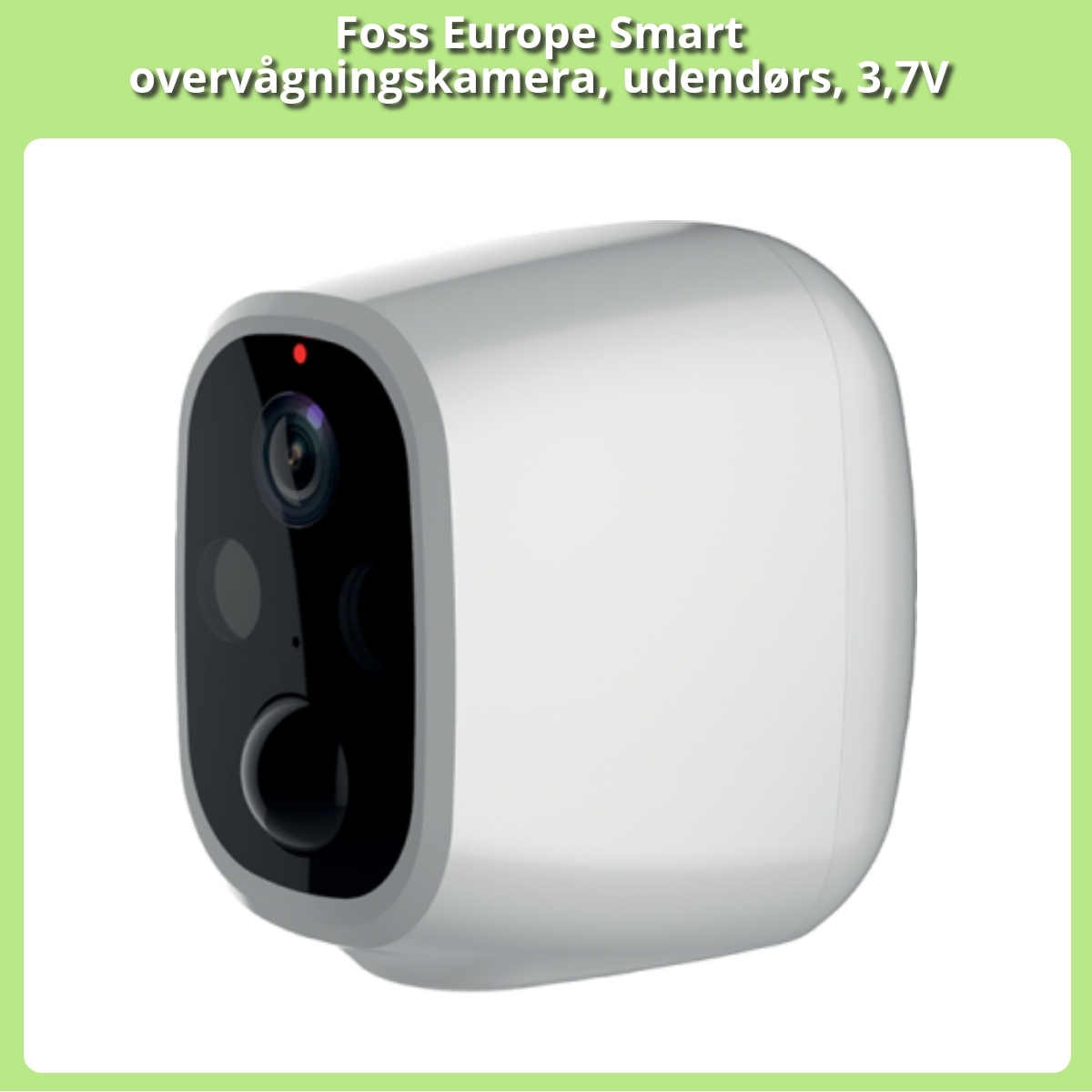 Anmeldelse af Foss Europe Smart overvågningskamera, udendørs, 3,7V