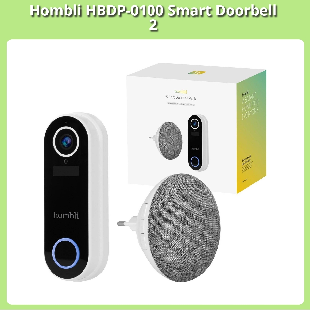 Anmeldelse af Hombli HBDP-0100 Smart Doorbell 2