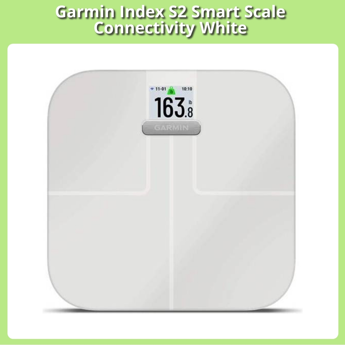 Anmeldelse af Garmin Index S2 Smart Scale Connectivity White