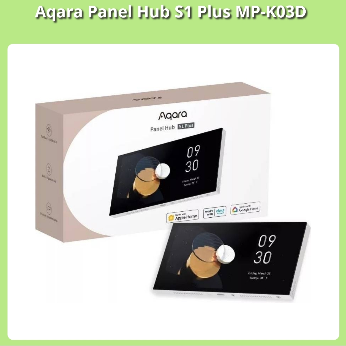 Anmeldelse af Aqara Panel Hub S1 Plus MP-K03D