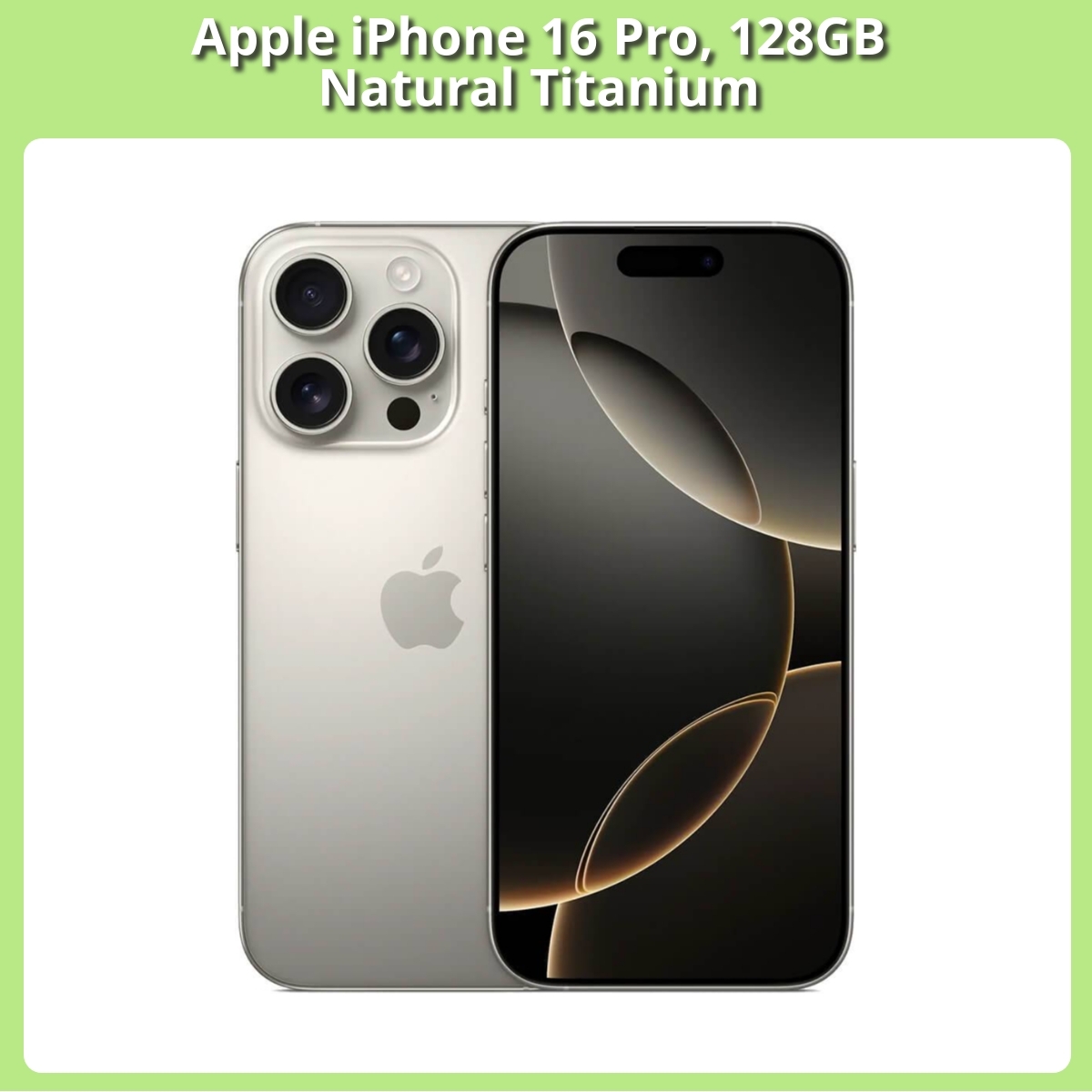 Anmeldelse af Apple iPhone 16 Pro, 128GB Natural Titanium