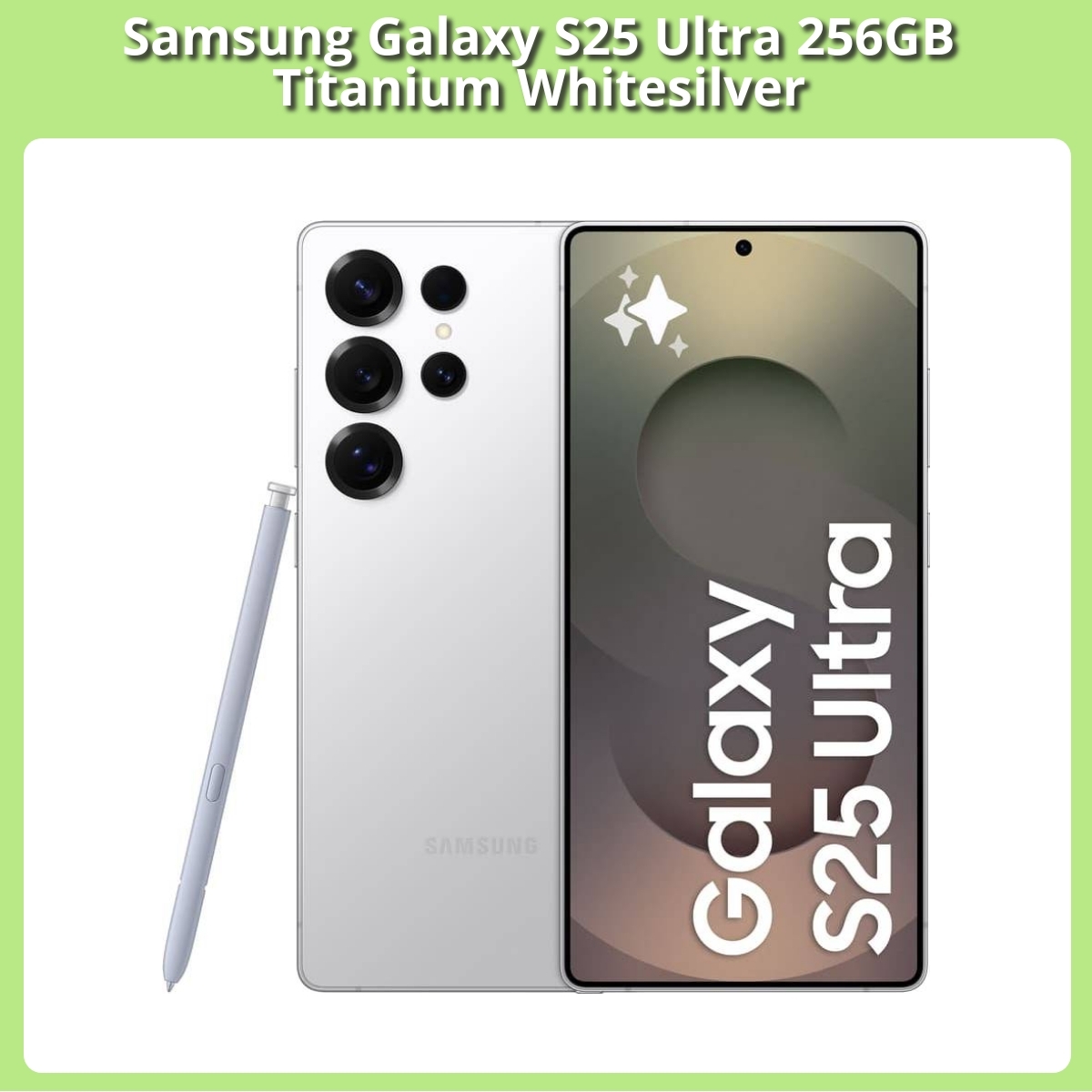 Anmeldelse af Samsung Galaxy S25 Ultra 256GB Titanium Whitesilver
