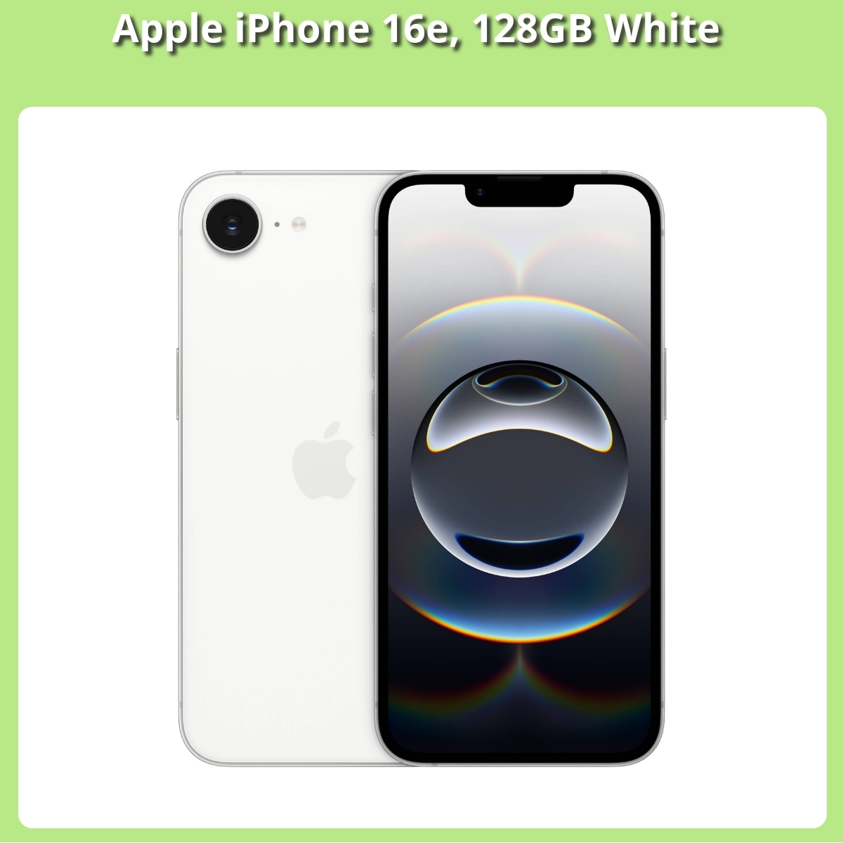 Anmeldelse af Apple iPhone 16e, 128GB White