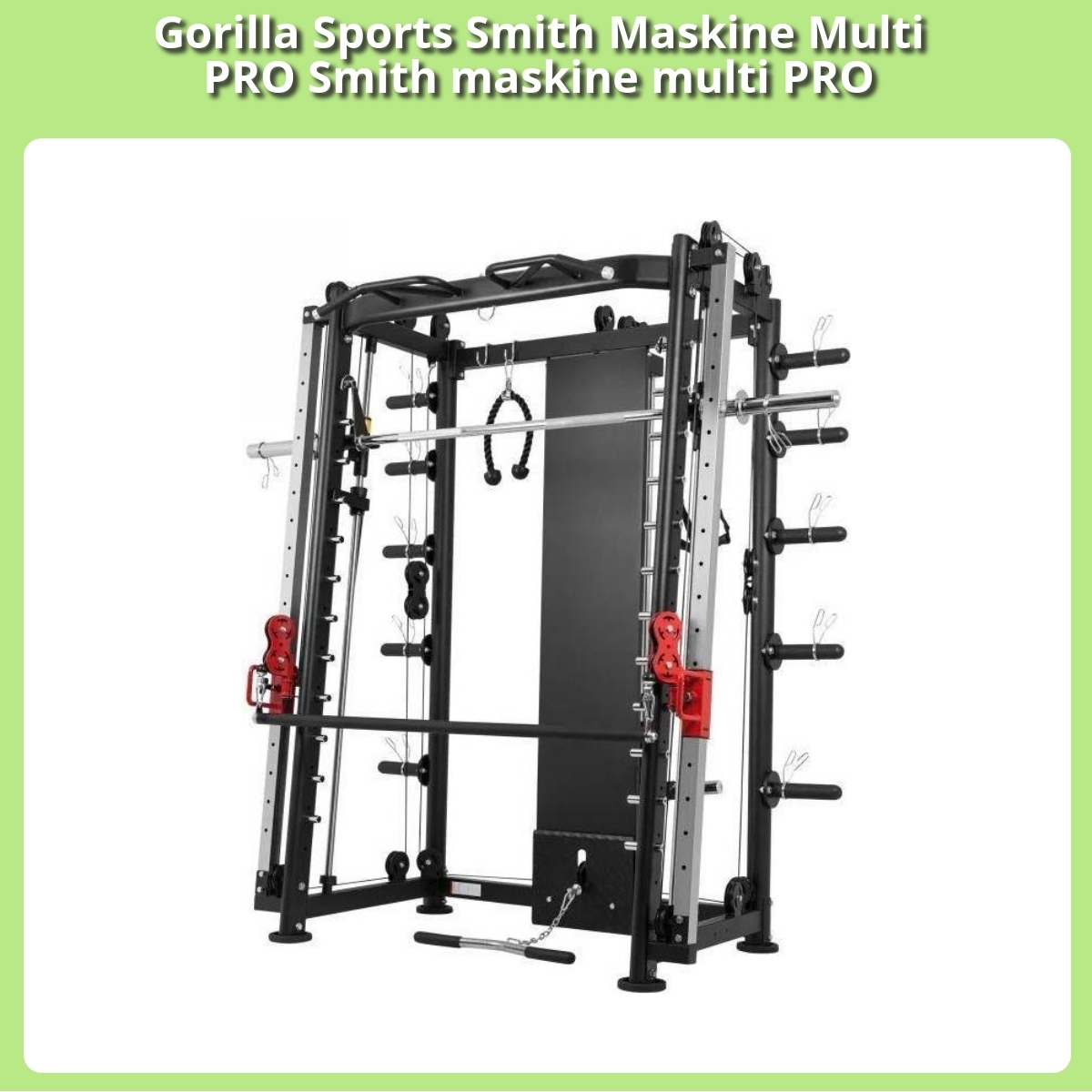 Anmeldelse af Gorilla Sports Smith Maskine Multi PRO Smith maskine multi PRO