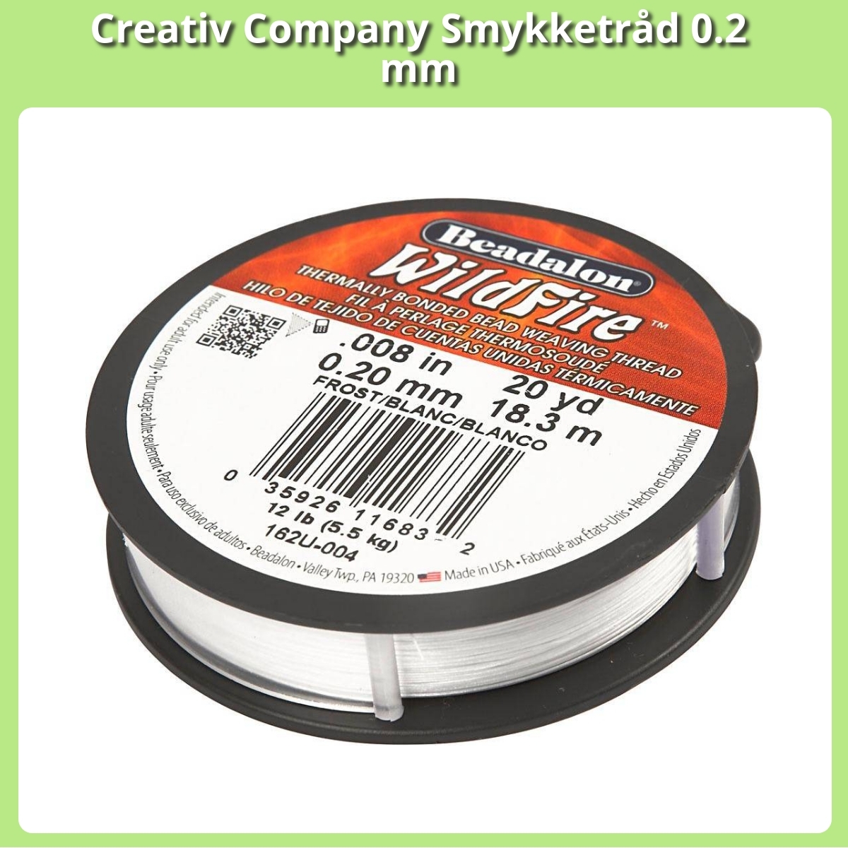 Anmeldelse af Creativ Company Smykketråd 0.2 mm