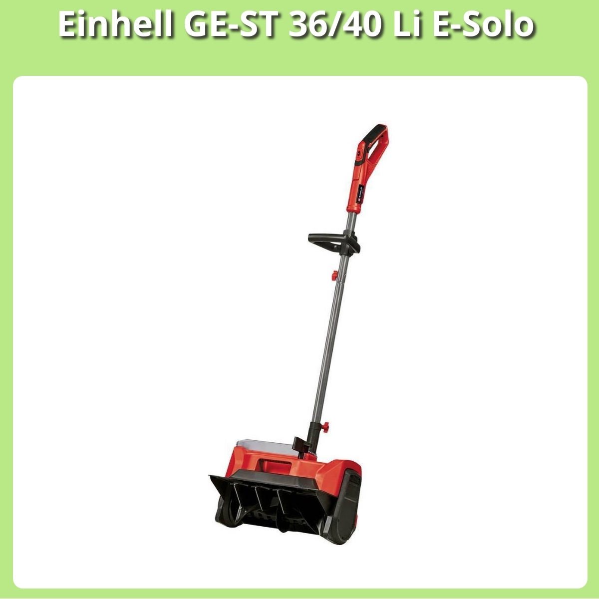 Anmeldelse af Einhell GE-ST 36/40 Li E-Solo