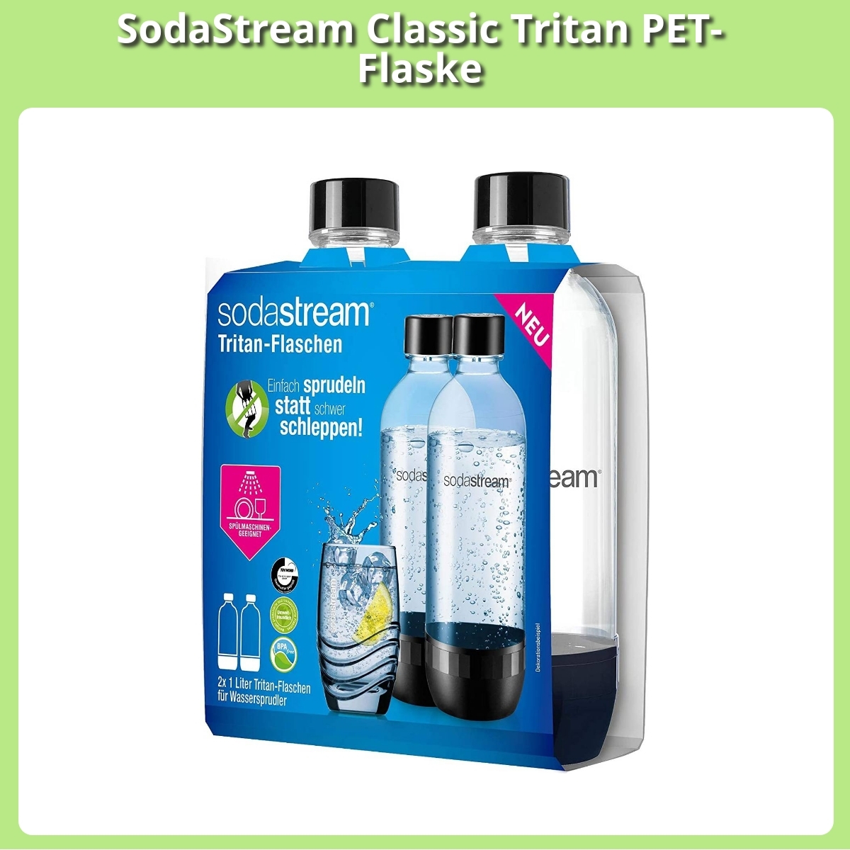 Anmeldelse af SodaStream Classic Tritan PET-Flaske