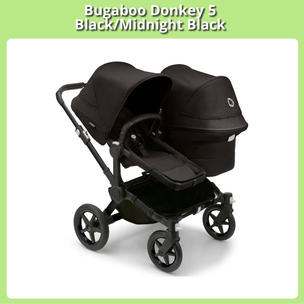 Anmeldelse af Bugaboo Donkey 5 Black/Midnight Black