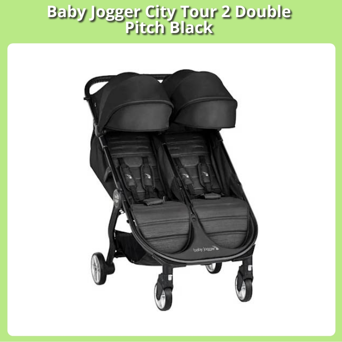 Anmeldelse af Baby Jogger City Tour 2 Double Pitch Black