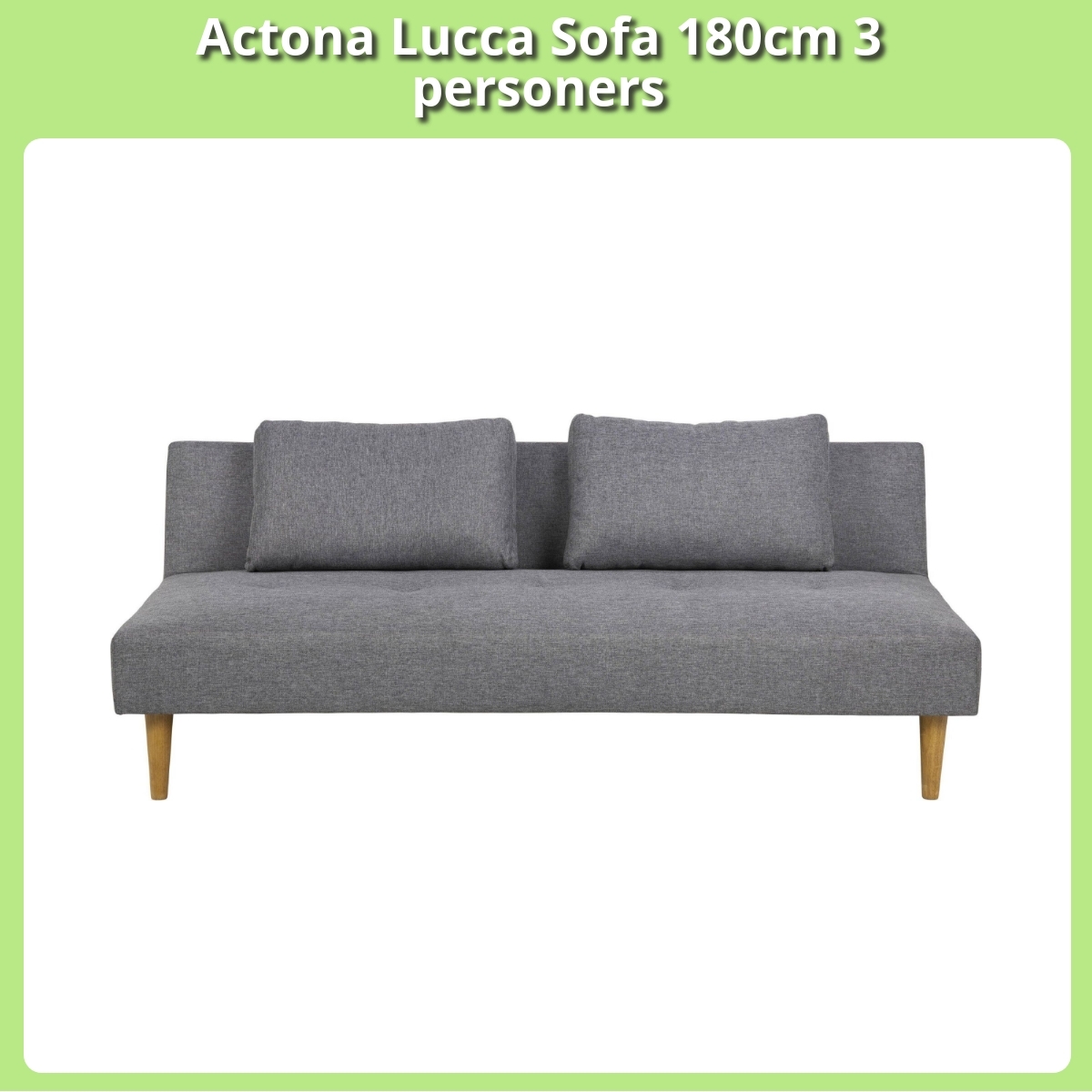 Anmeldelse af Actona Lucca Sofa 180cm 3 personers