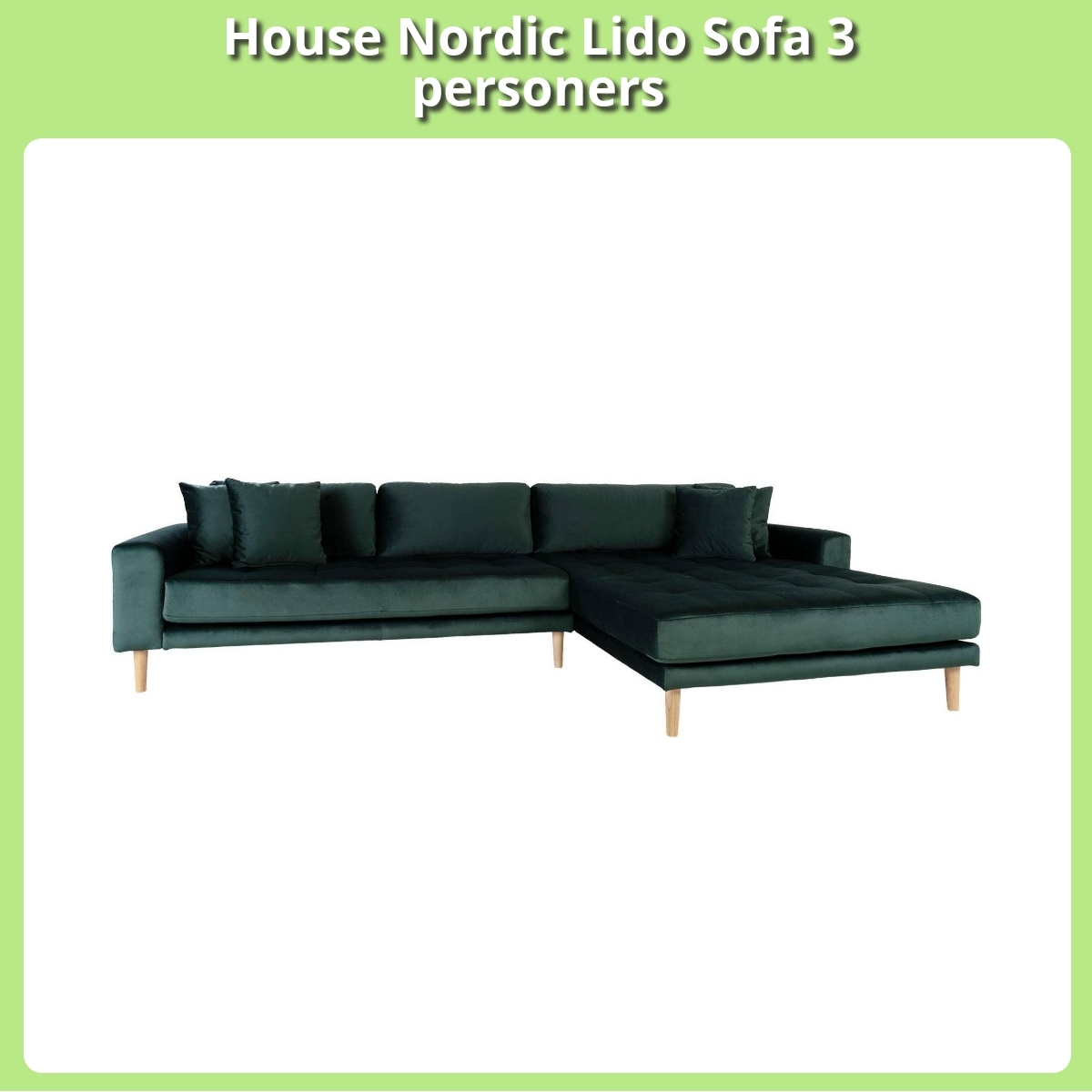 Anmeldelse af House Nordic Lido Sofa 3 personers