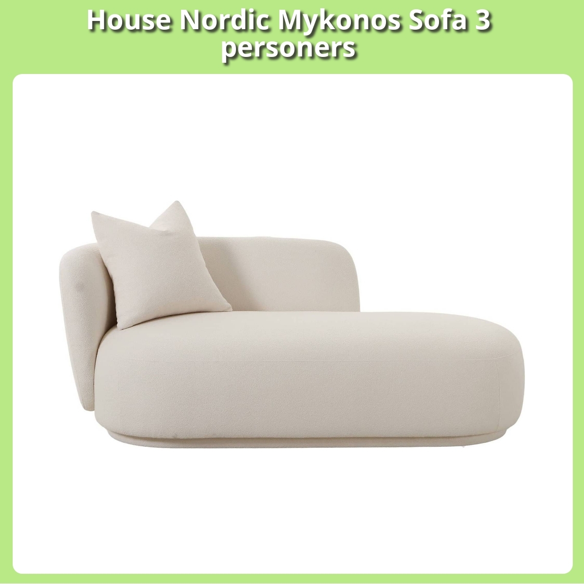 Anmeldelse af House Nordic Mykonos Sofa 3 personers