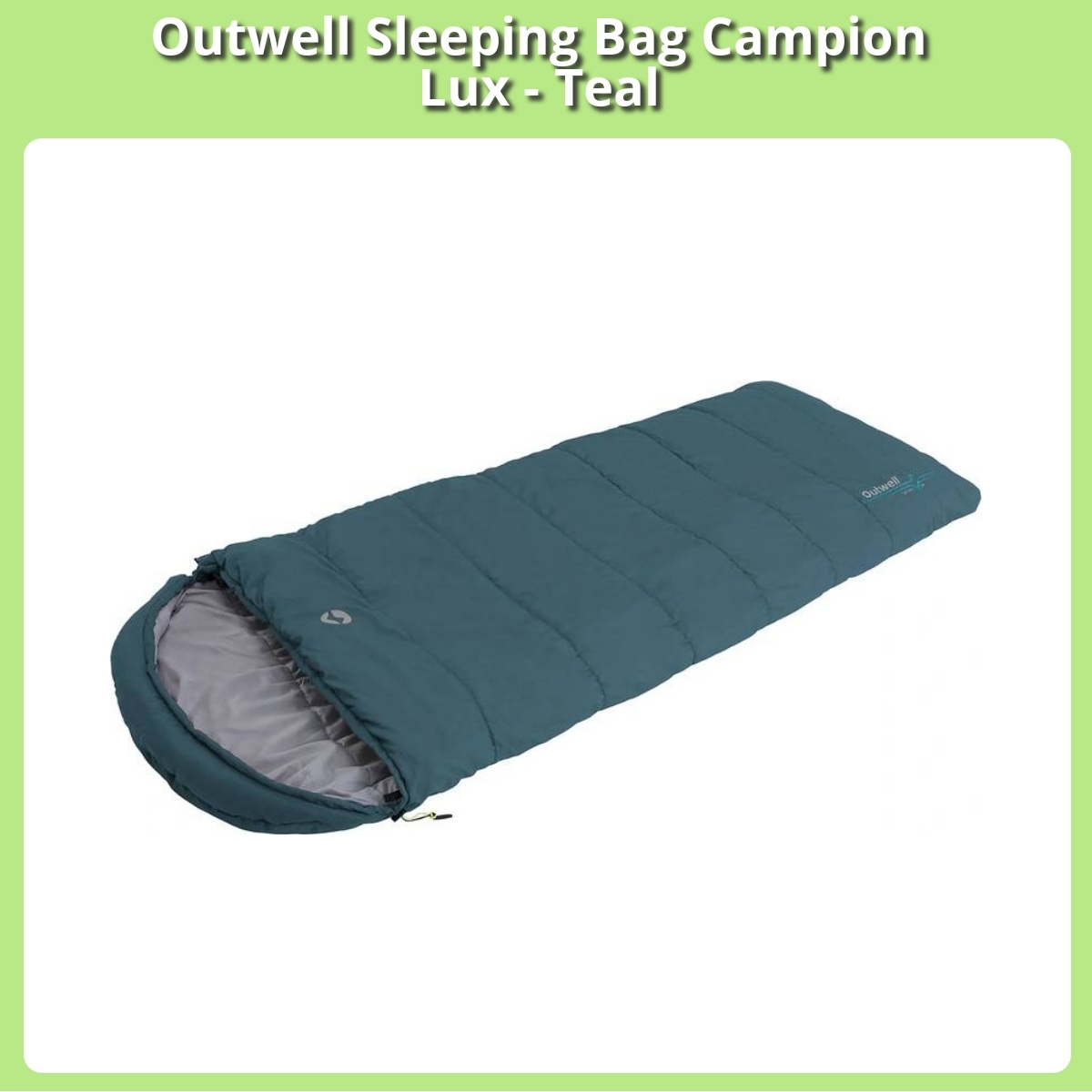 Anmeldelse af Outwell Sleeping Bag Campion Lux - Teal