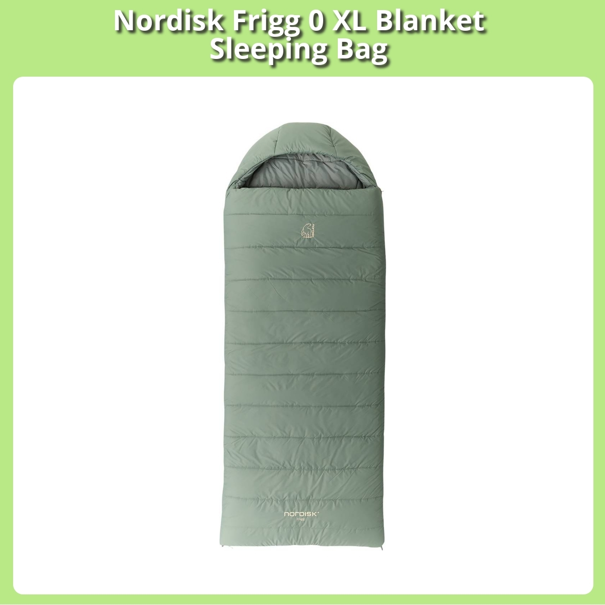 Anmeldelse af Nordisk Frigg 0 XL Blanket Sleeping Bag