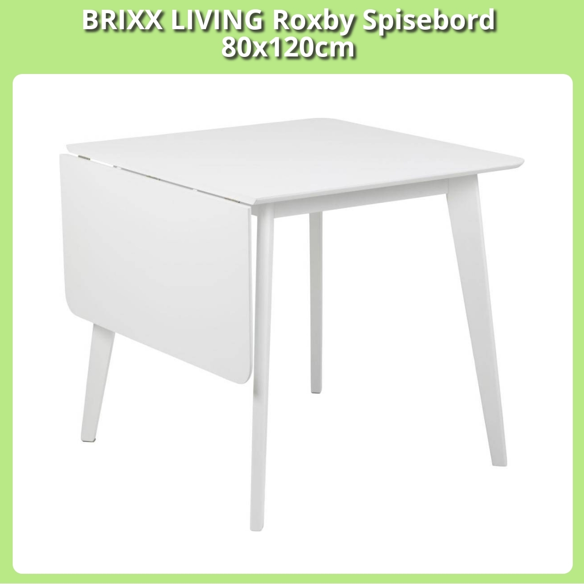 Anmeldelse af BRIXX LIVING Roxby Spisebord 80x120cm