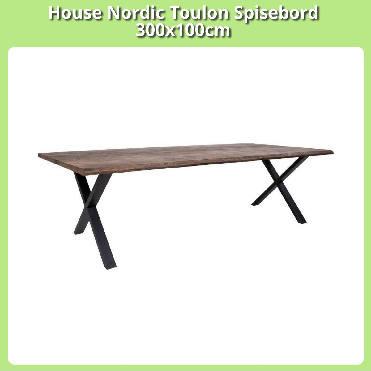 Anmeldelse af House Nordic Toulon Spisebord 300x100cm