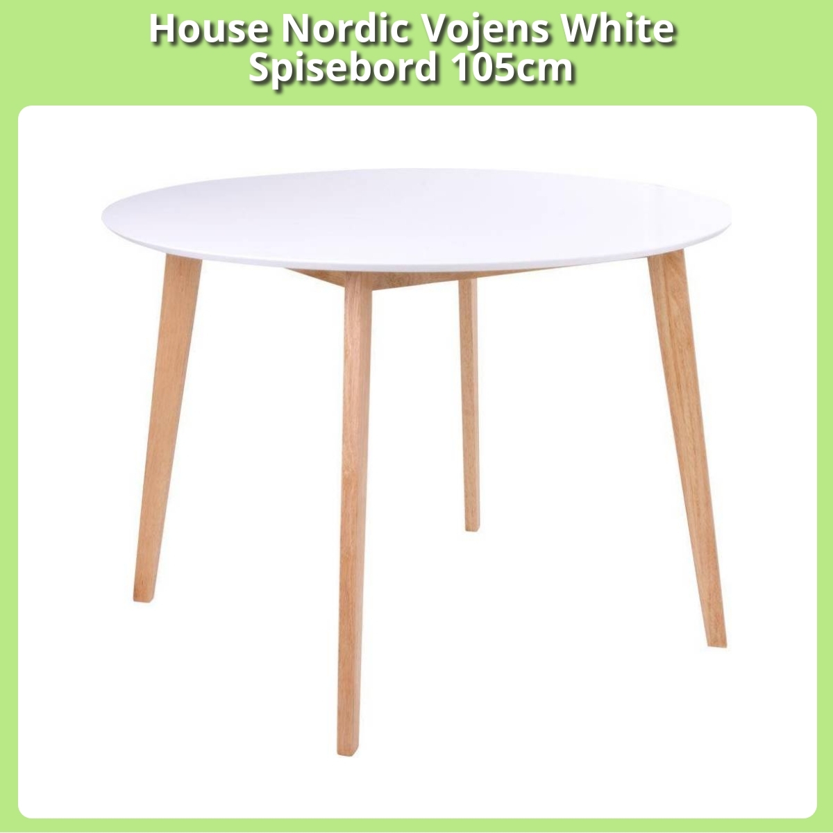 Anmeldelse af House Nordic Vojens White Spisebord 105cm