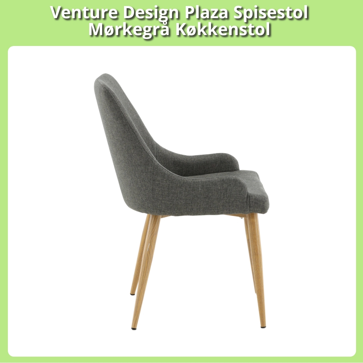 Anmeldelse af Venture Design Plaza Spisestol Mørkegrå Køkkenstol